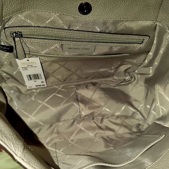 Michael Kors Fulton Shoulder Bag Grey - Picture 6 of 11
